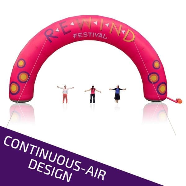 Sun Leisure Inflatable Arch - Continuous-air design