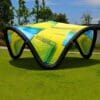 Sun Leisure Inflatable Tent TRIPLE - in use (2)