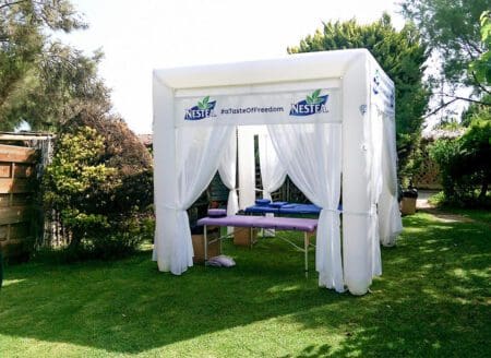 branded inflatable structure